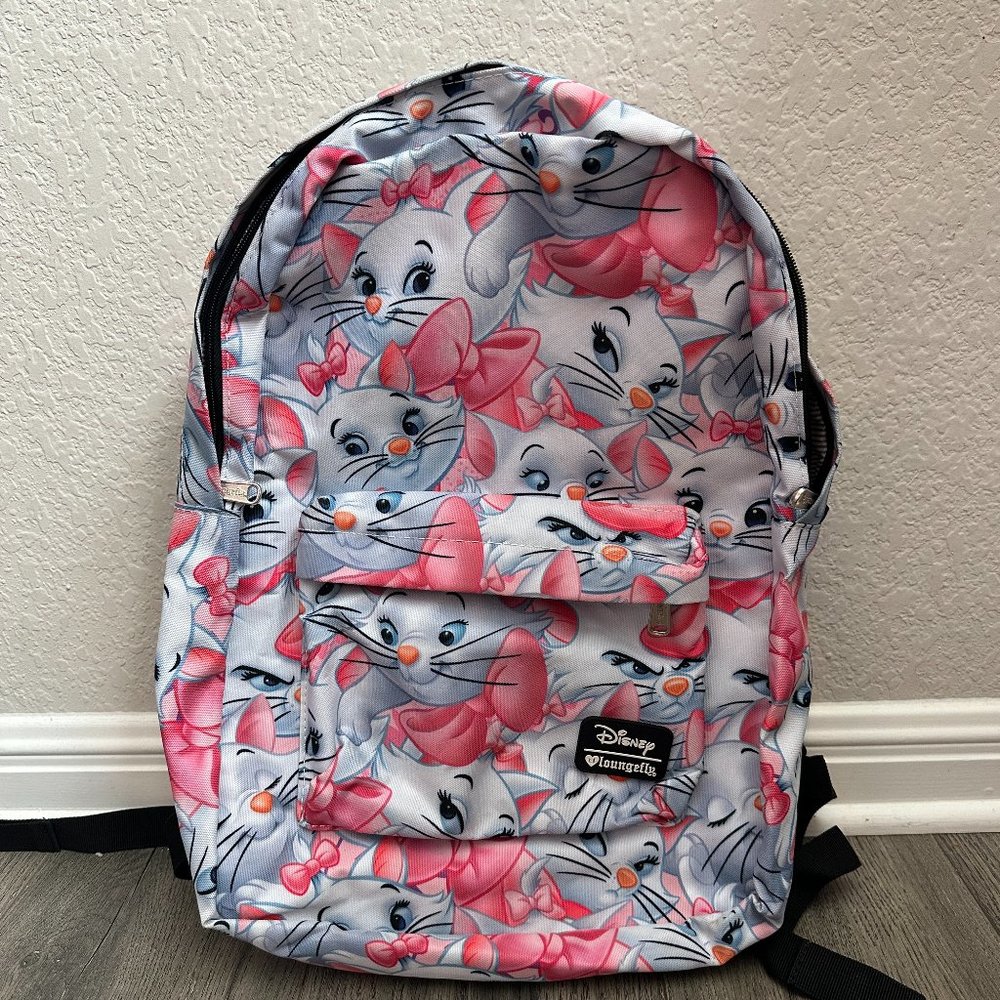 Loungefly Disney Marie Aristocats Fabric Backpack